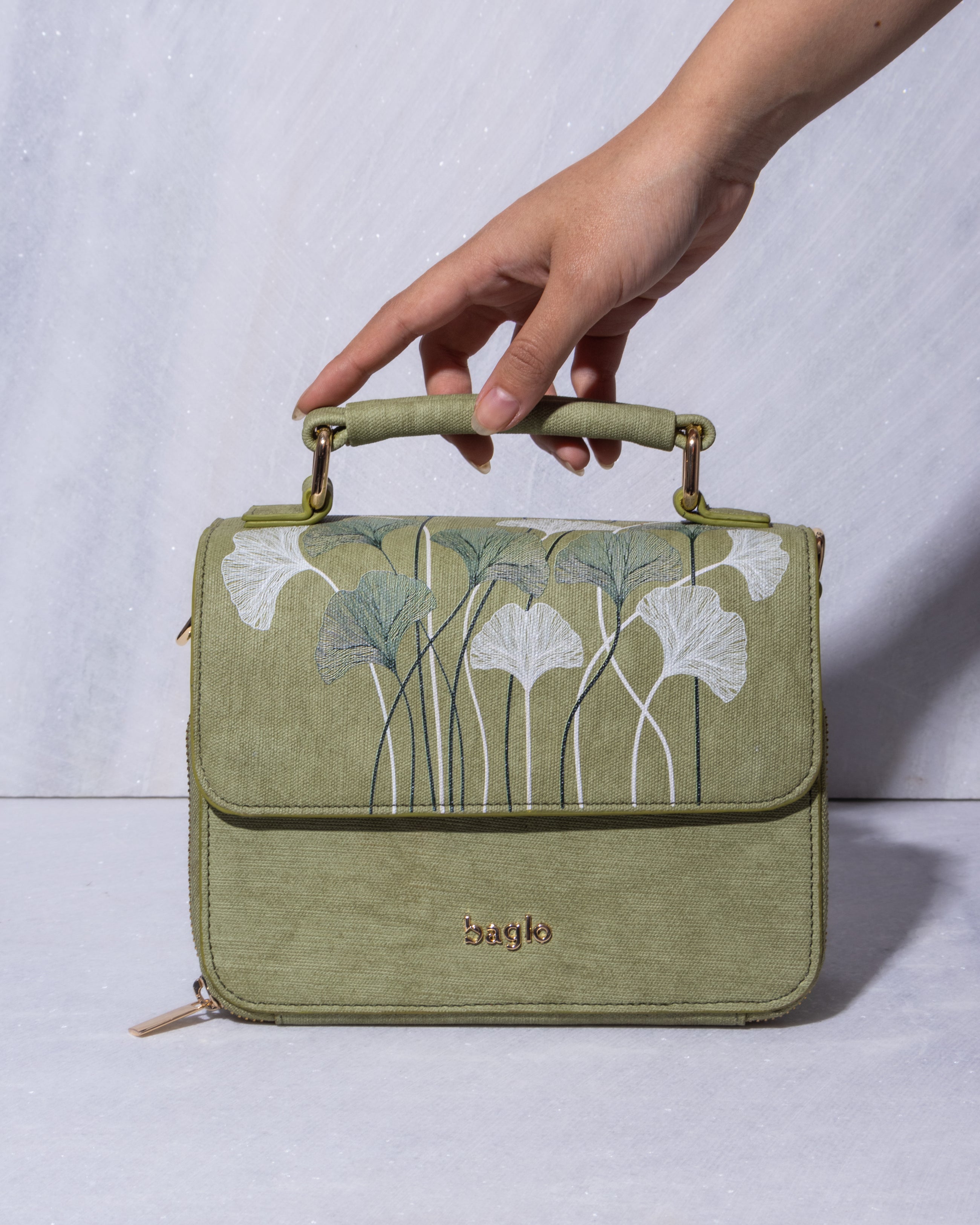 The Gingko Box Sling Bag