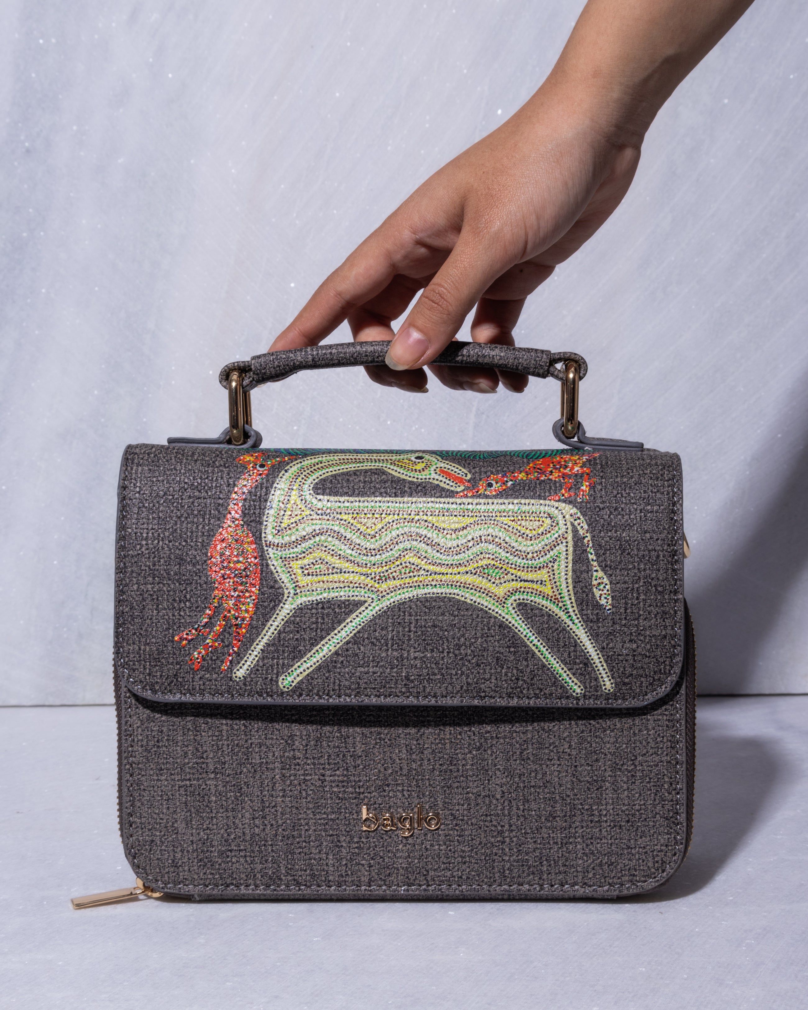 The Hiranmaya Box Sling Bag