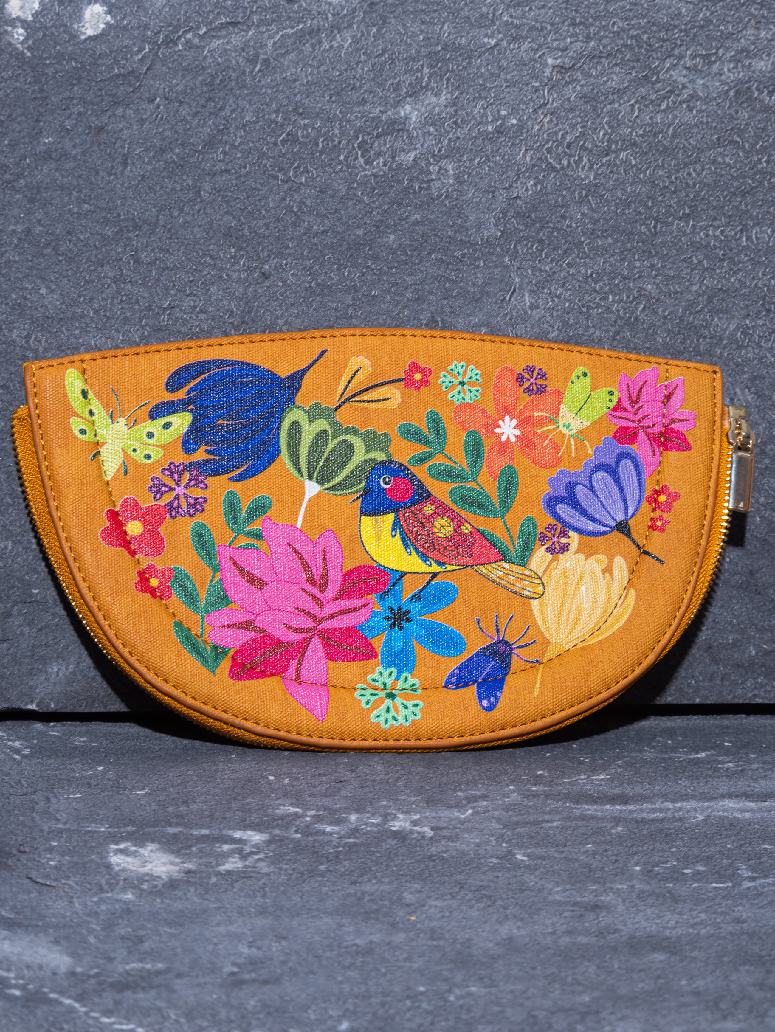 FLORAL BUNDLE HALF MOON BAG