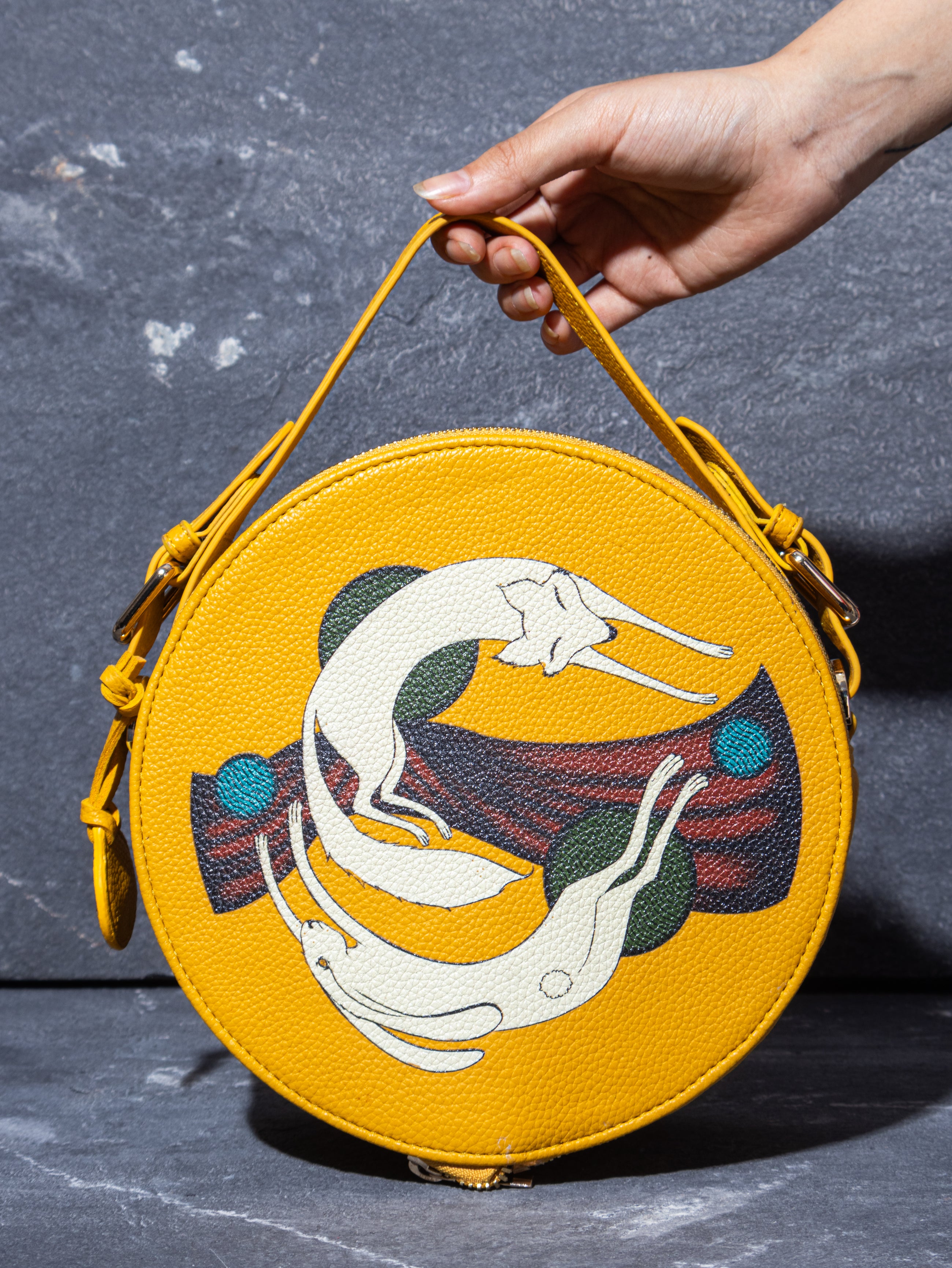 The Chakravyuh Round Sling Bag