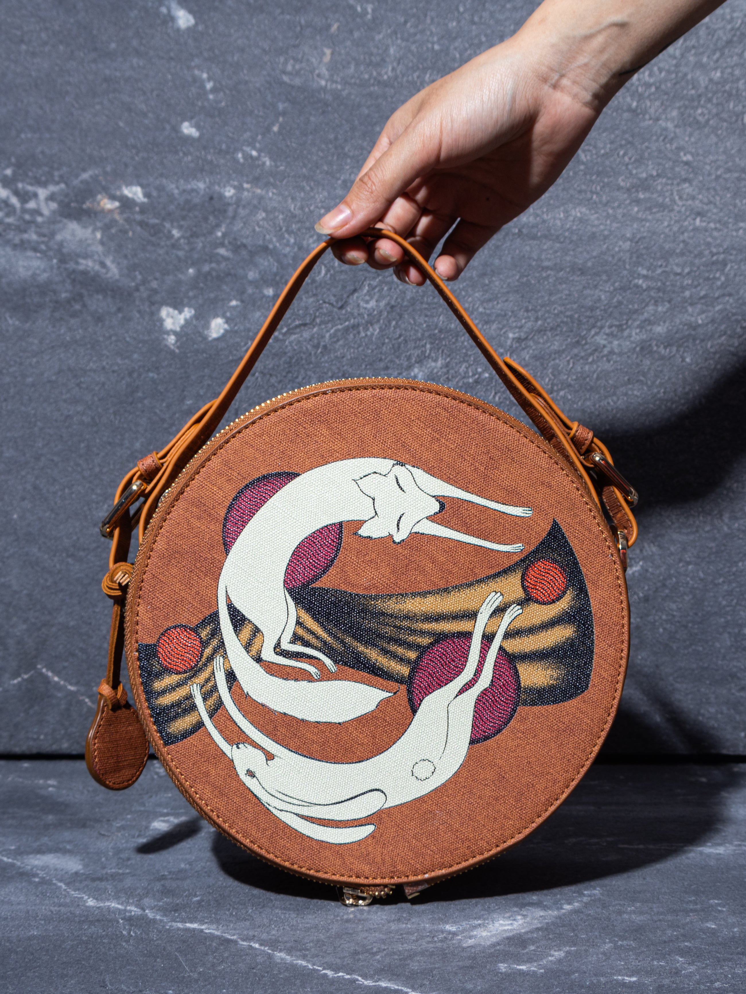 The Chakravyuh Round Sling Bag