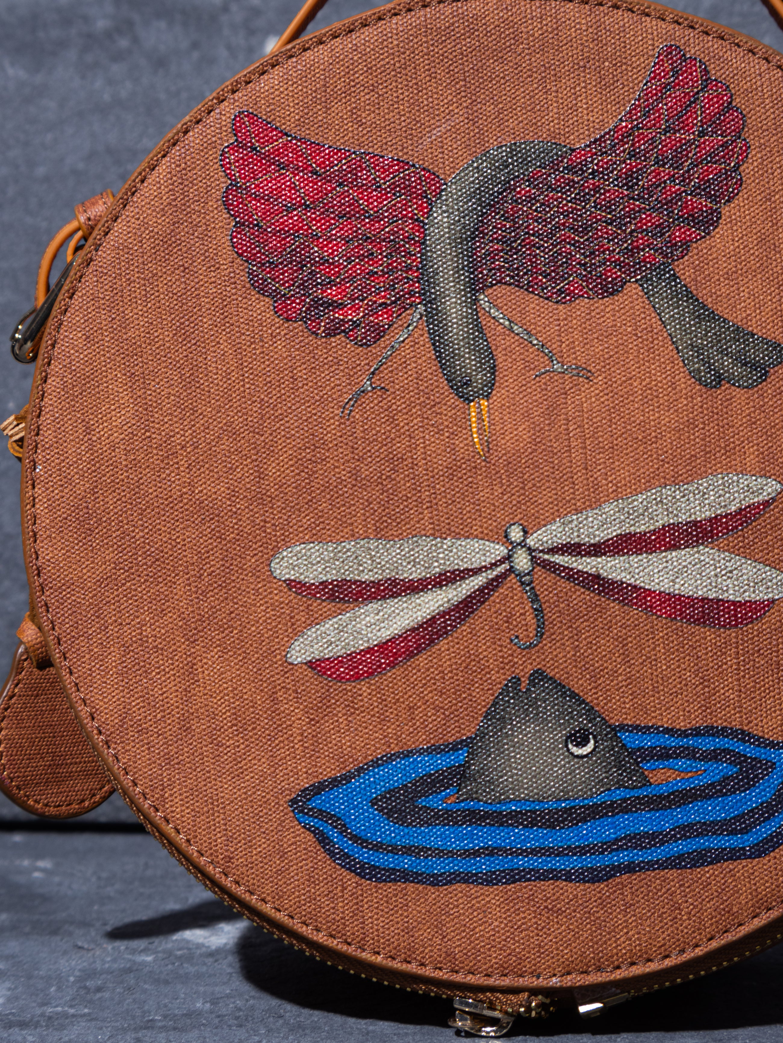 The Sangharsh Round Sling Bag