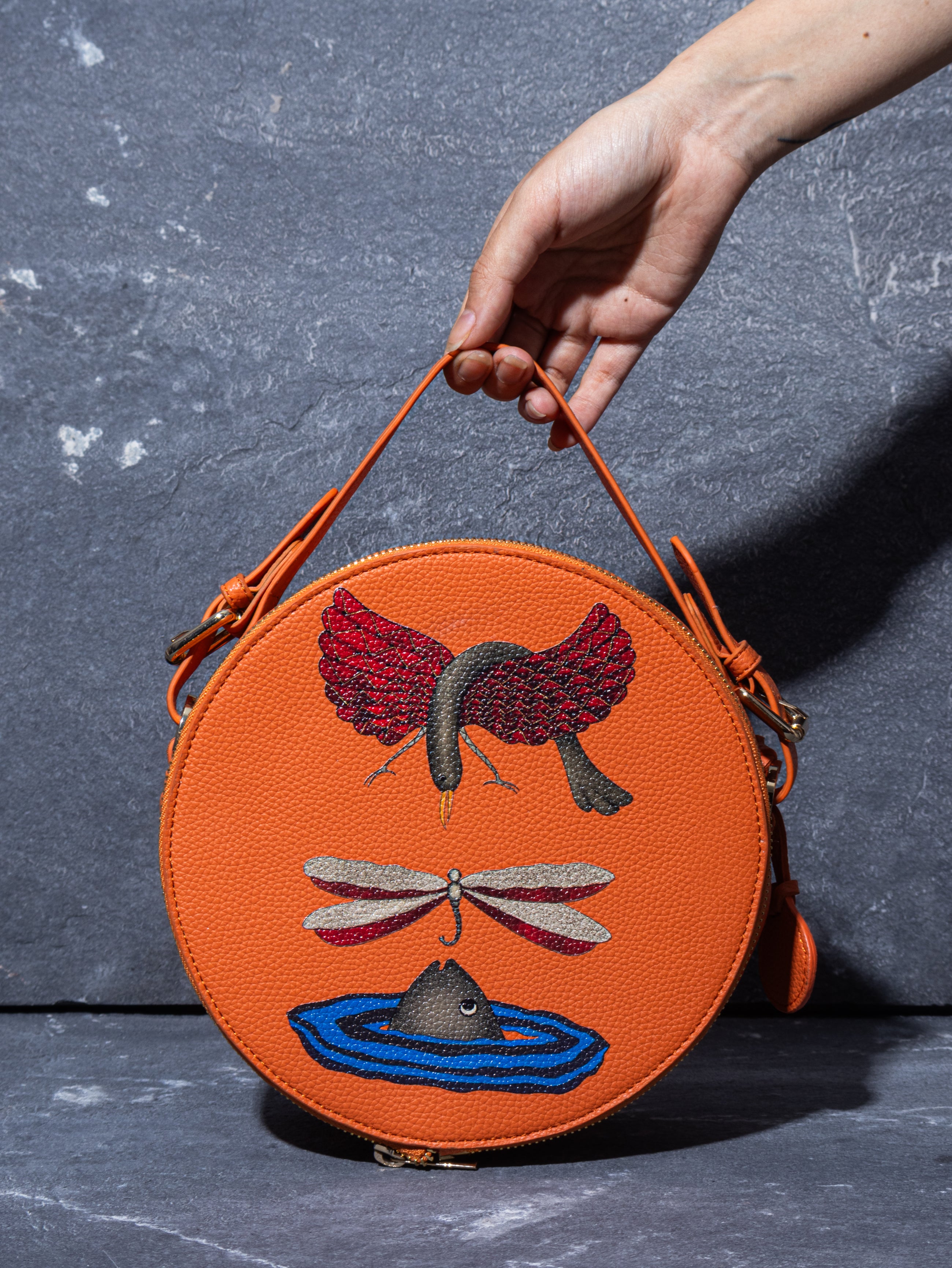 The Sangharsh Round Sling Bag
