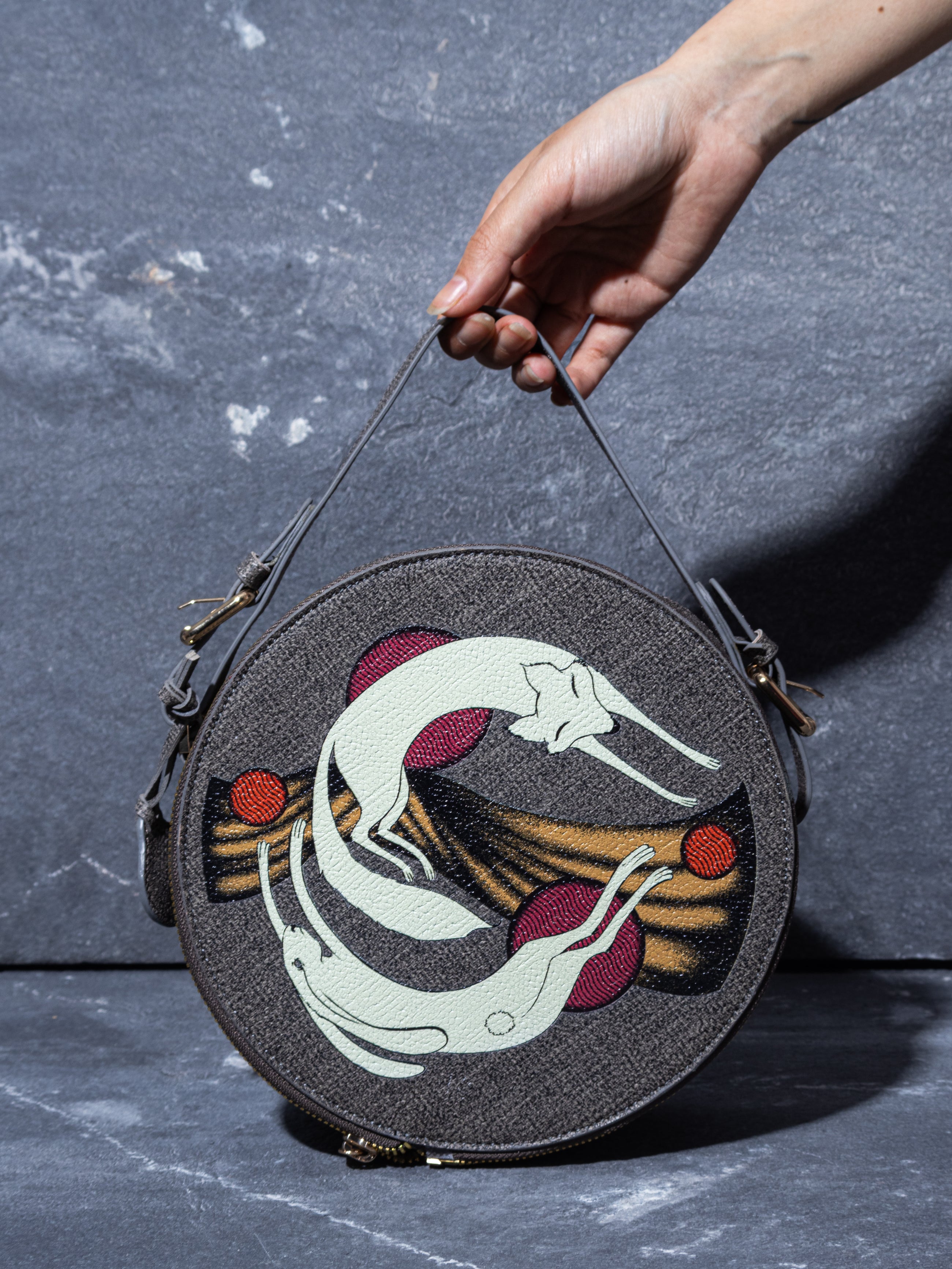 The Chakravyuh Round Sling Bag