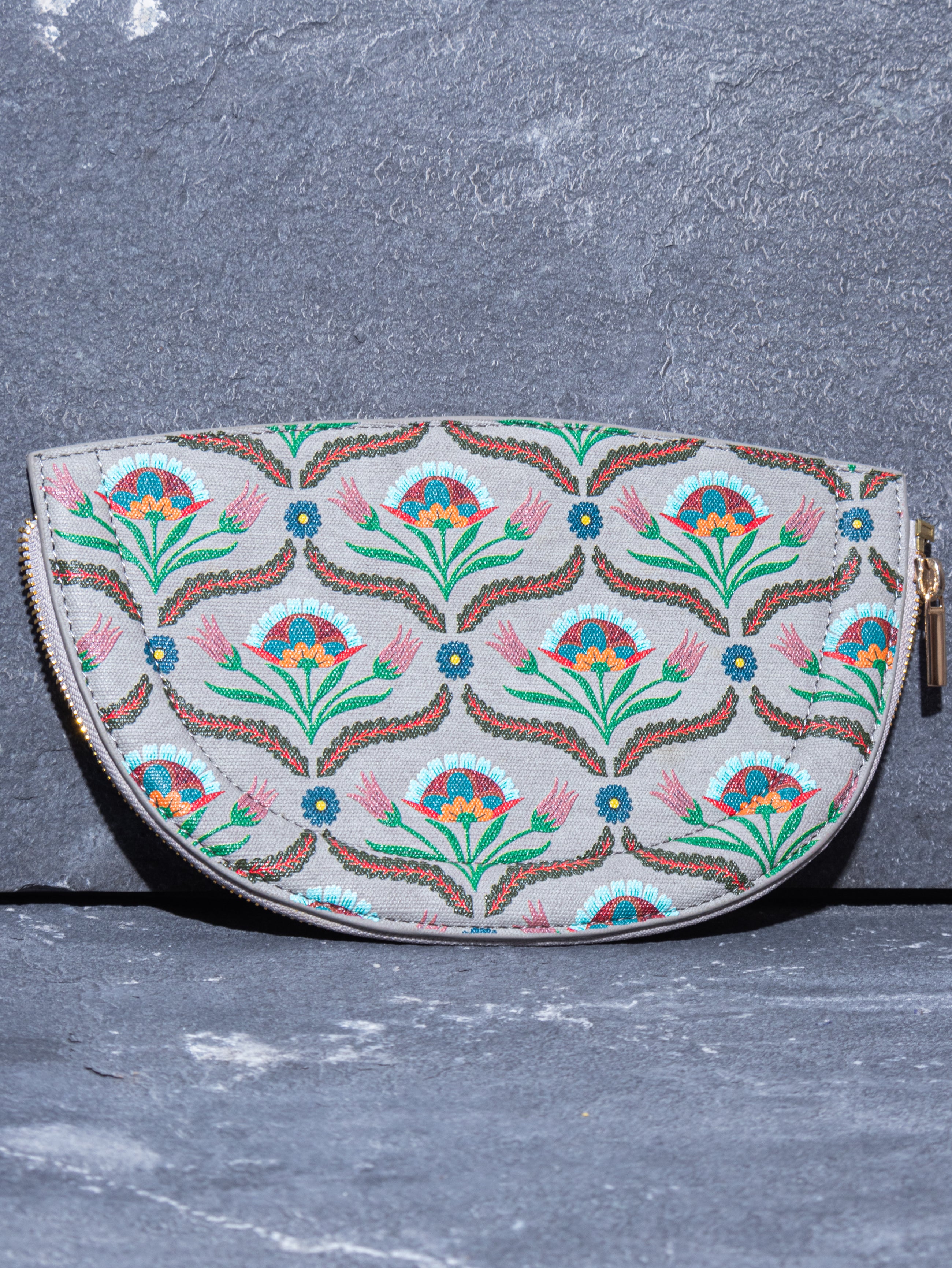 FLORAL BUNDLE HALF MOON BAG