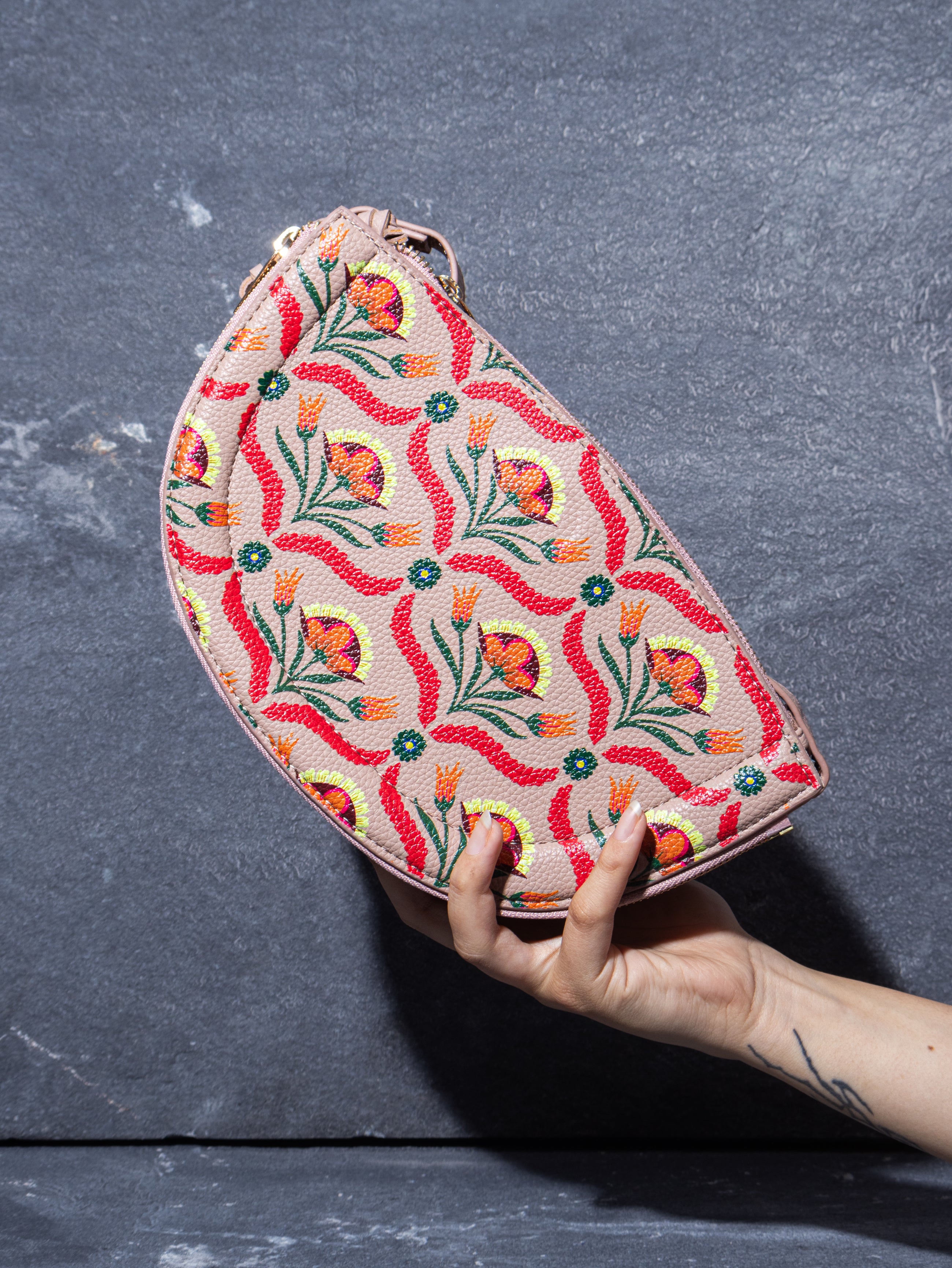 The Bagh Bahar Half Moon Sling Bag