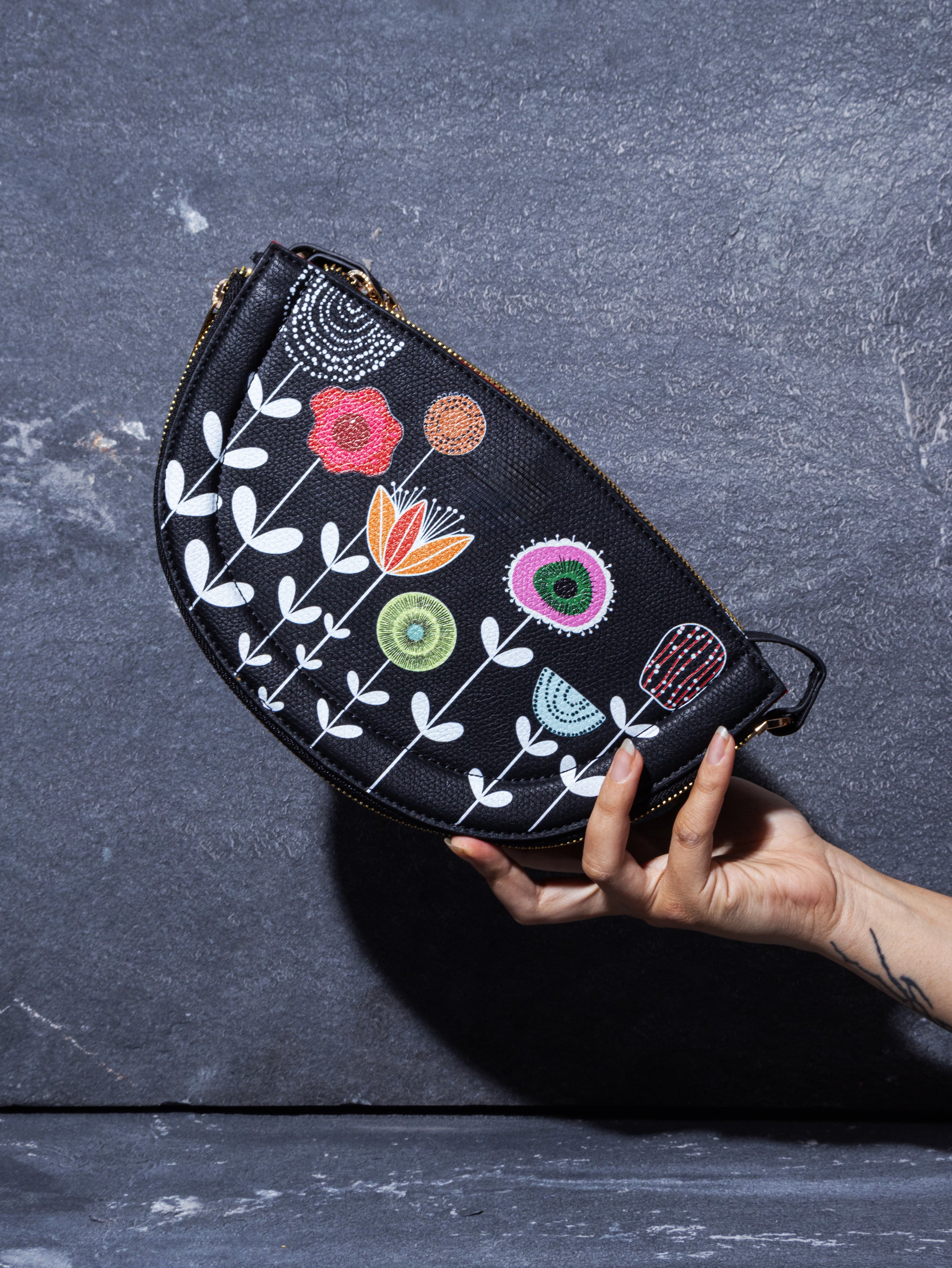 The Vana Half Moon Sling Bag