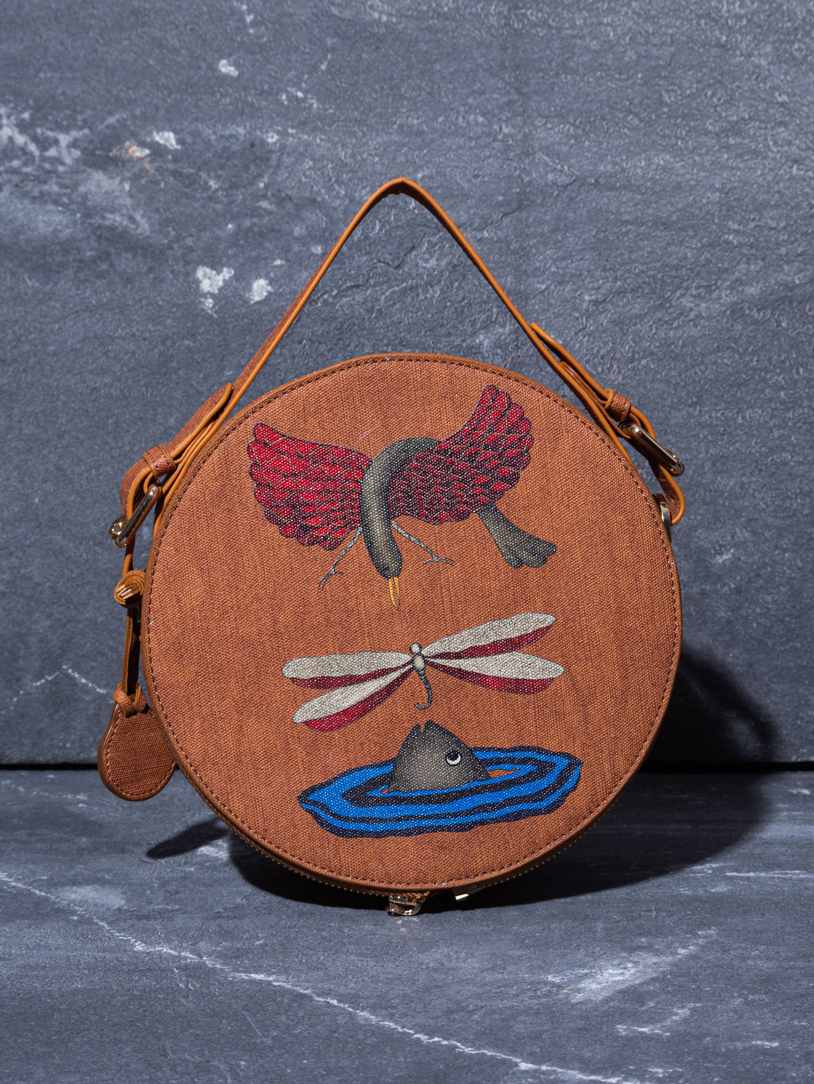 The Sangharsh Round Sling Bag