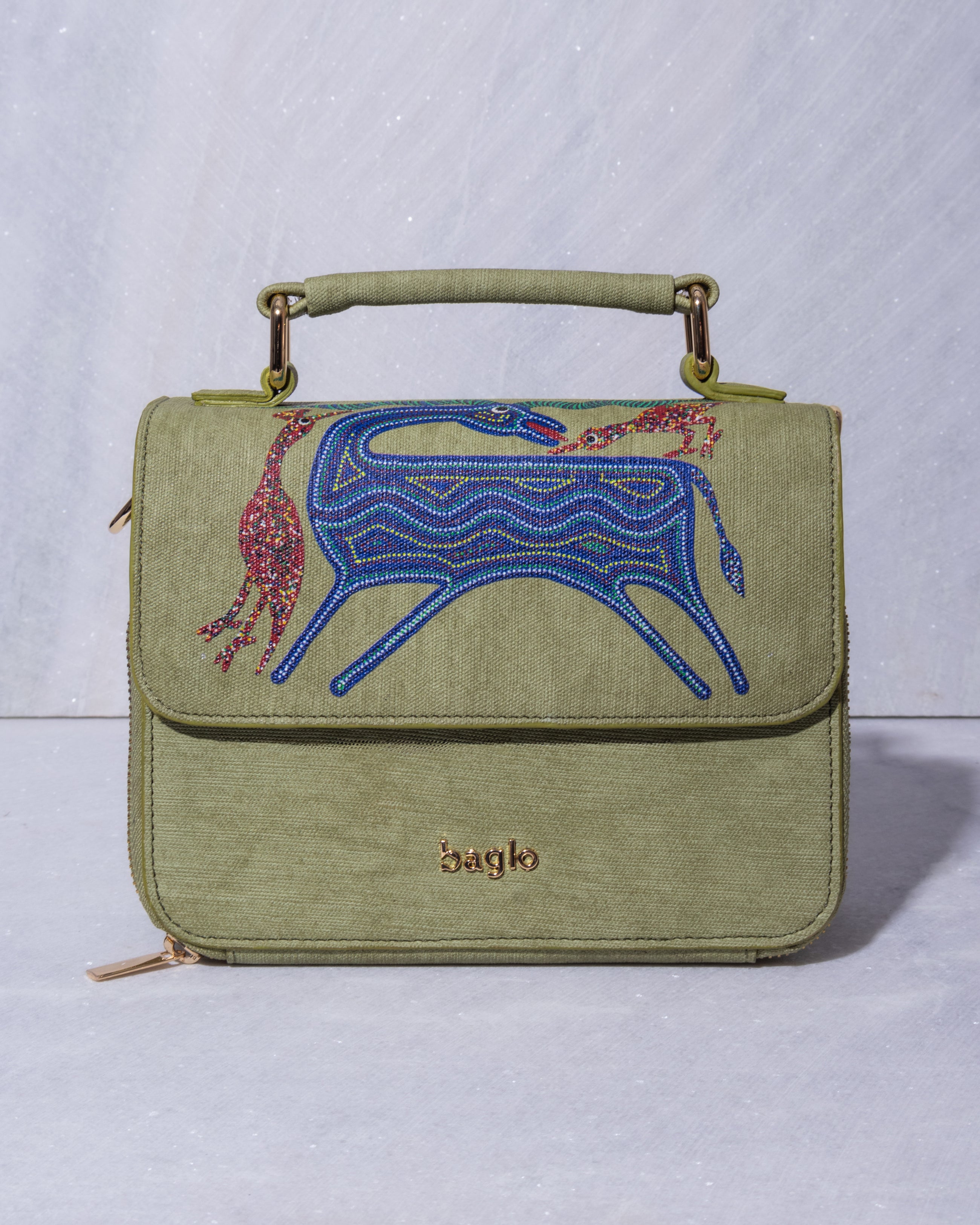 The Hiranmaya Box Sling Bag