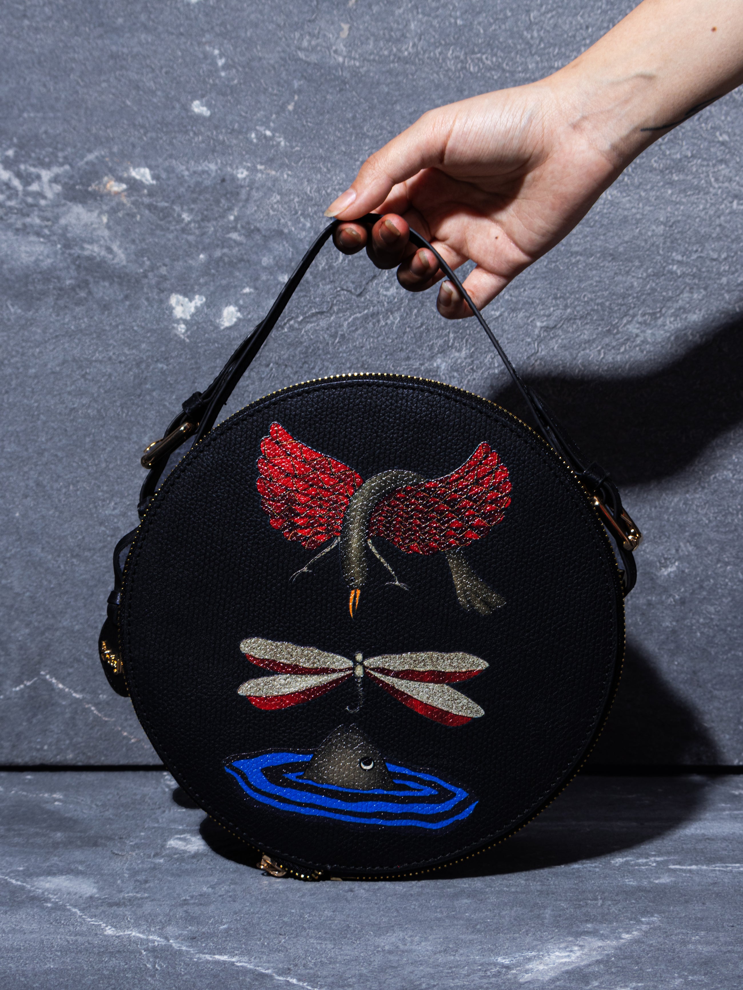 The Sangharsh Round Sling Bag