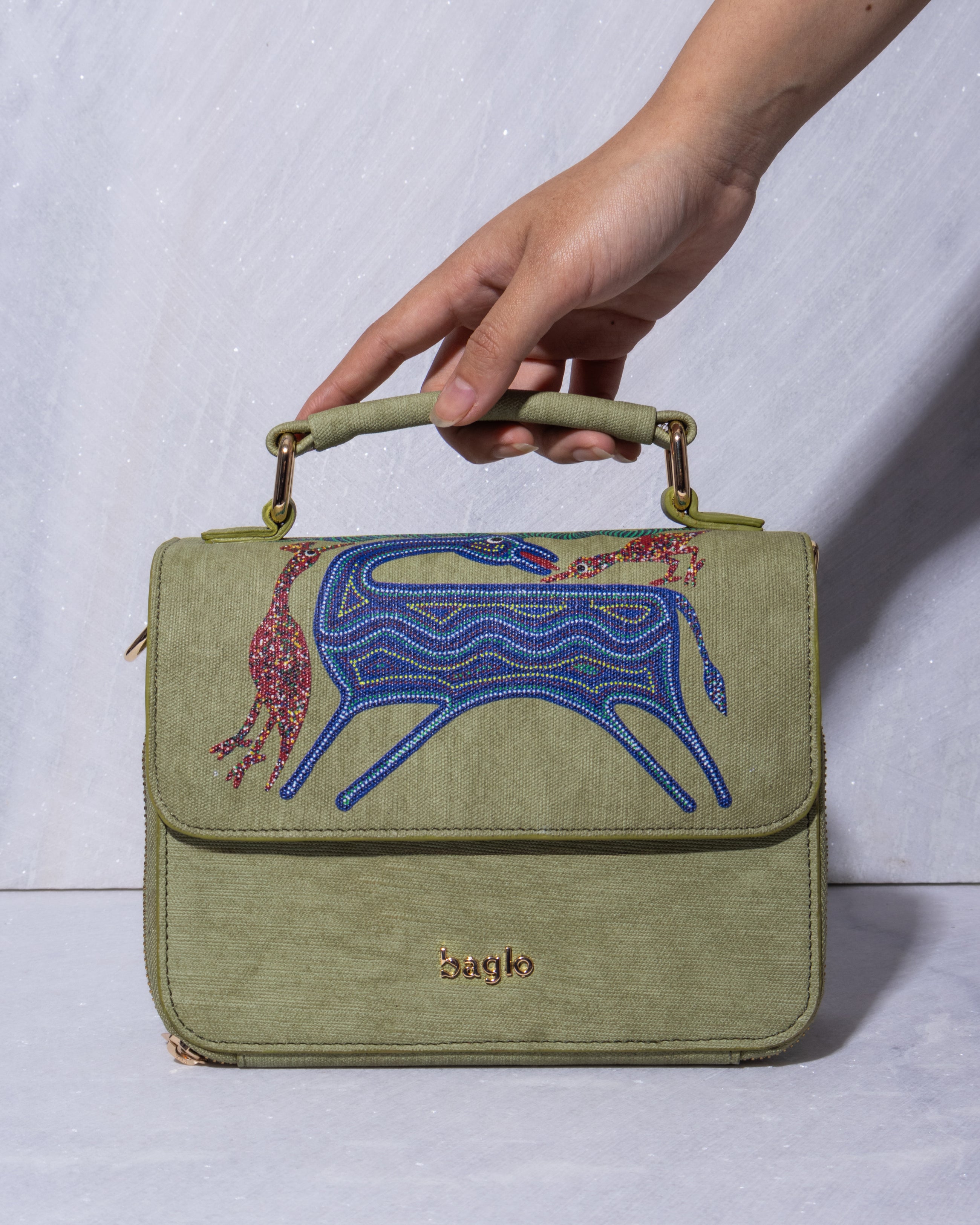 The Hiranmaya Box Sling Bag