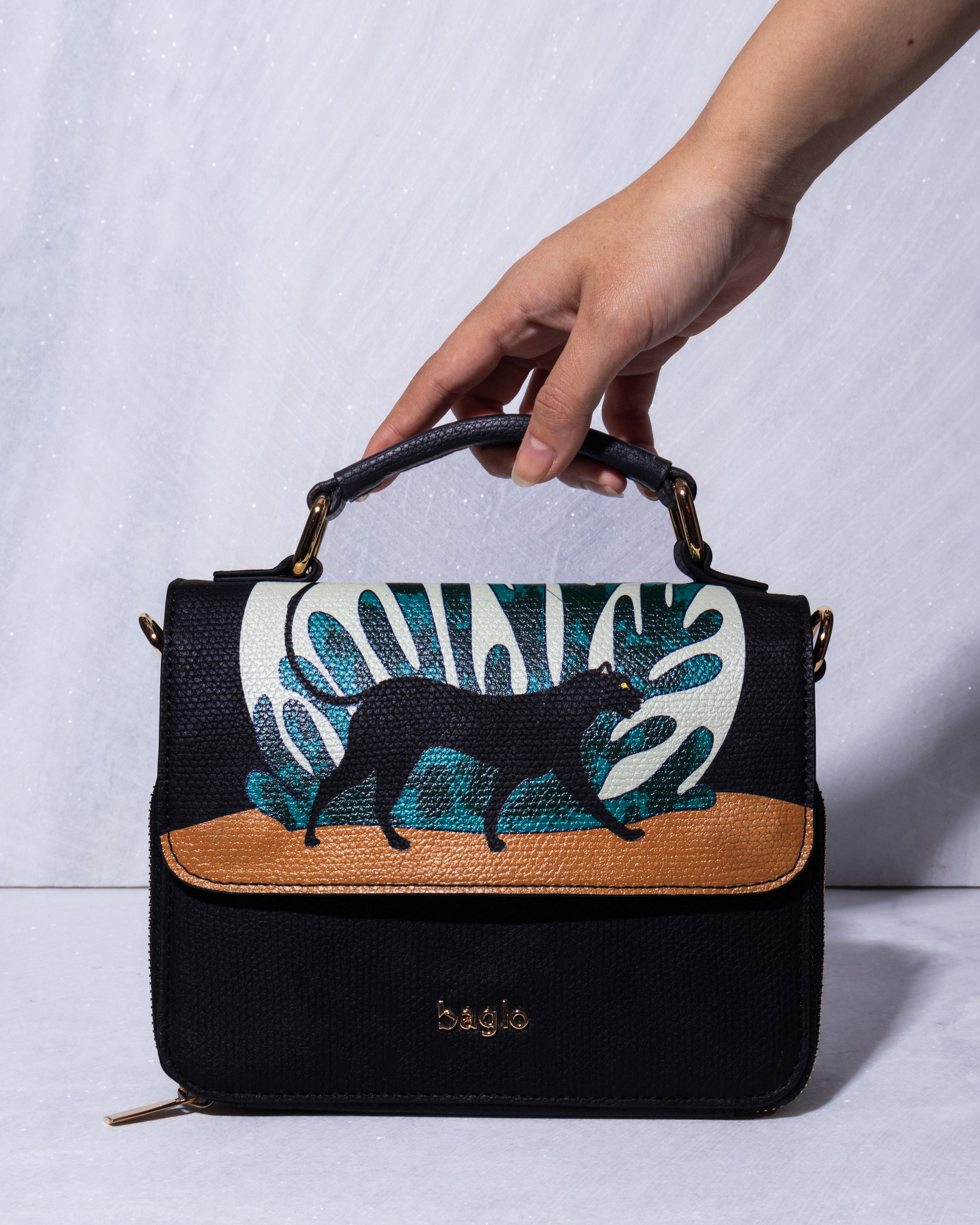 The Panther Pachali Box Sling Bag