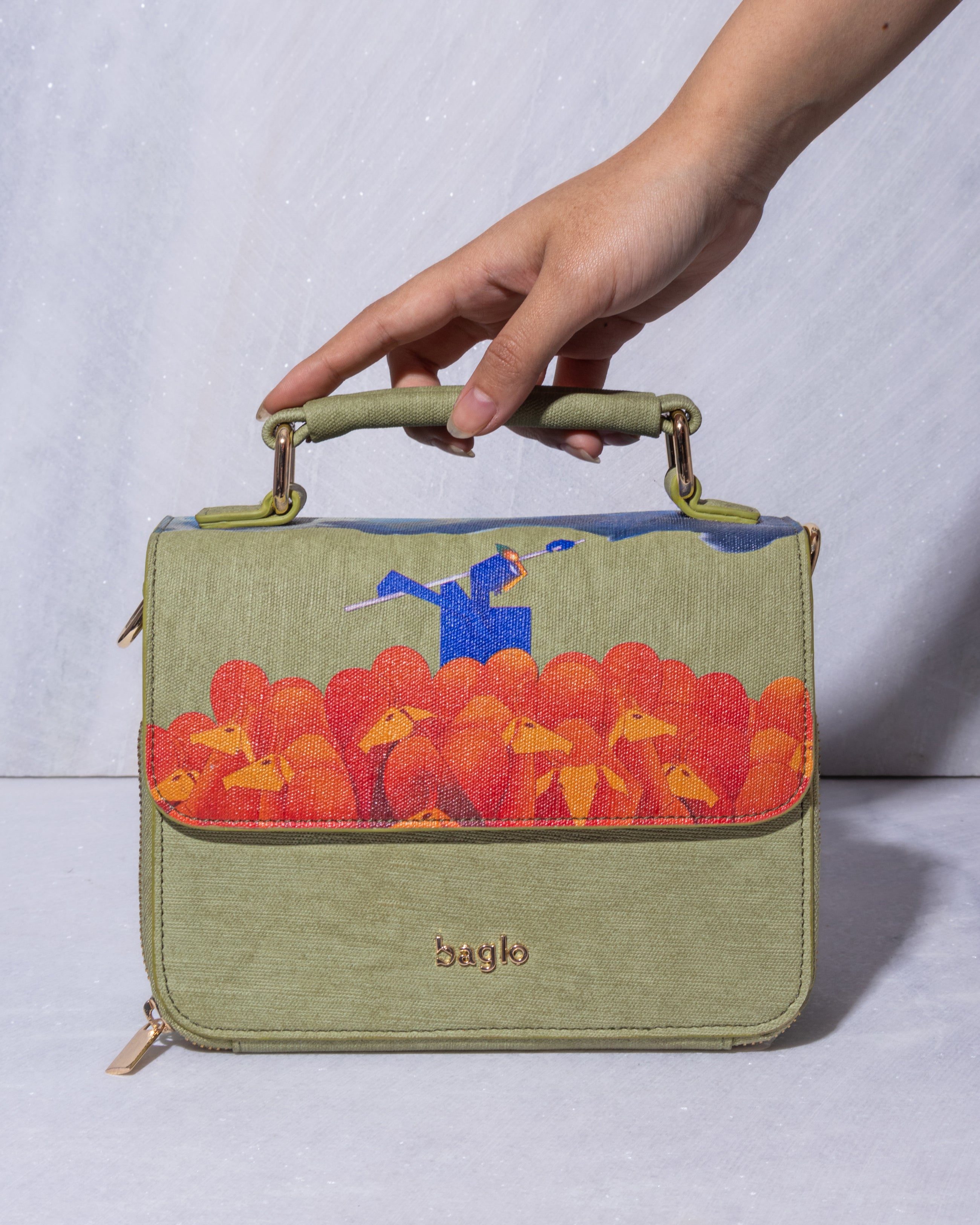 The Gokul Dhvani Box Sling Bag