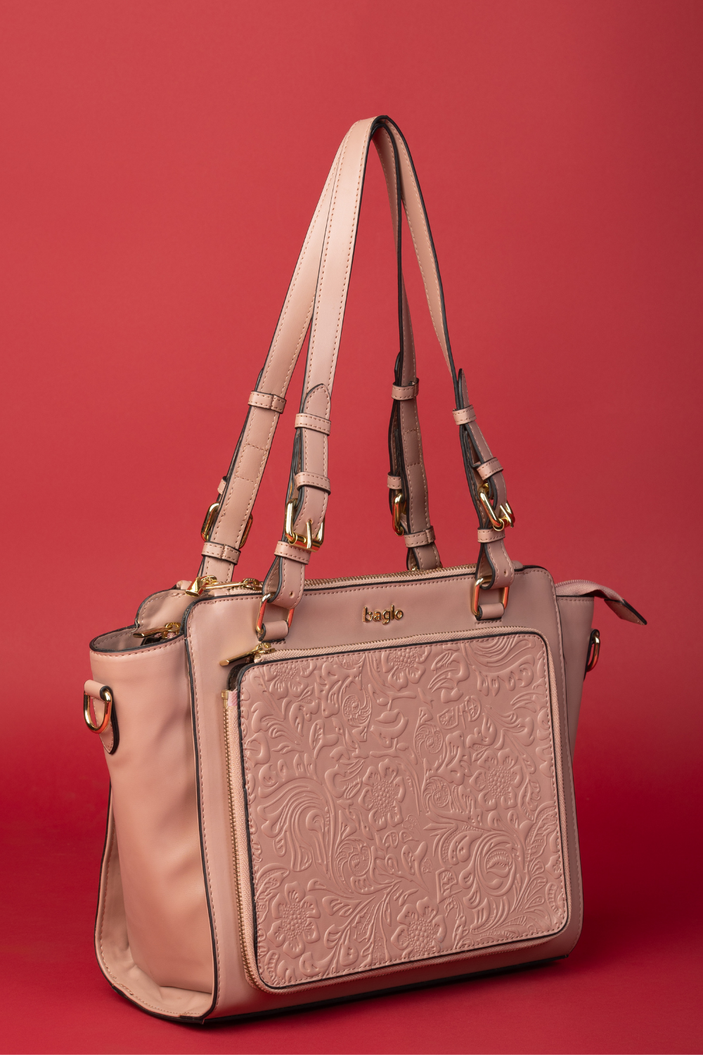 कला Champagne (Abstract Wilderness) Everyday Essential Shoulder Bag (PRE ORDER)