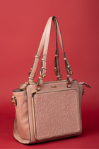 कला Champagne (Abstract Wilderness) Everyday Essential Shoulder Bag (PRE ORDER)