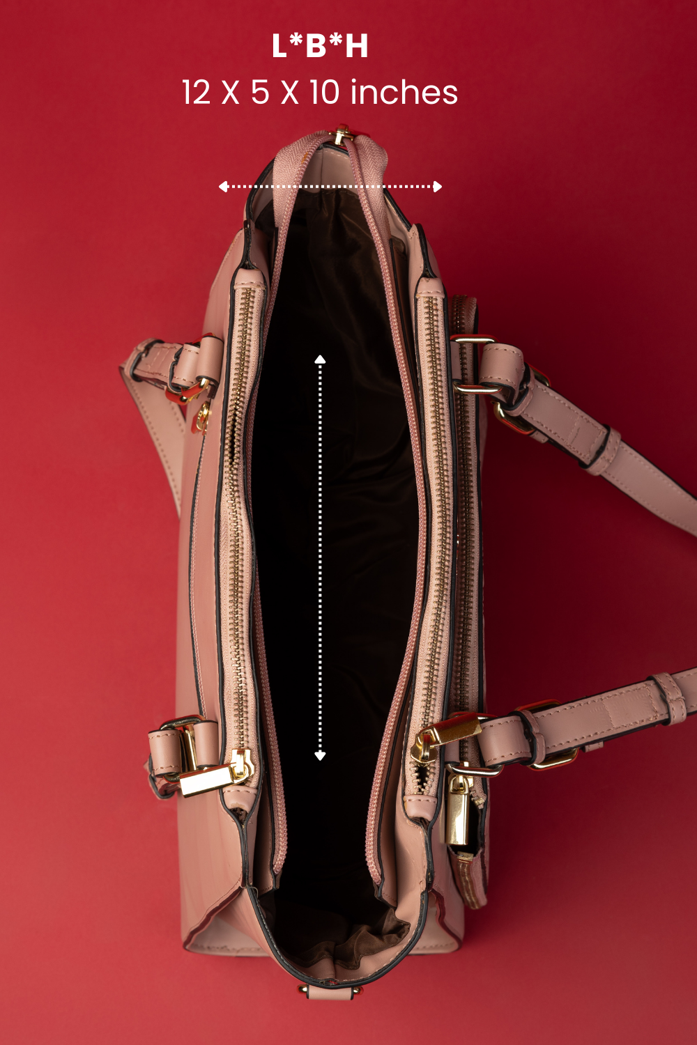 कला Champagne (Abstract Wilderness) Everyday Essential Shoulder Bag (PRE ORDER)