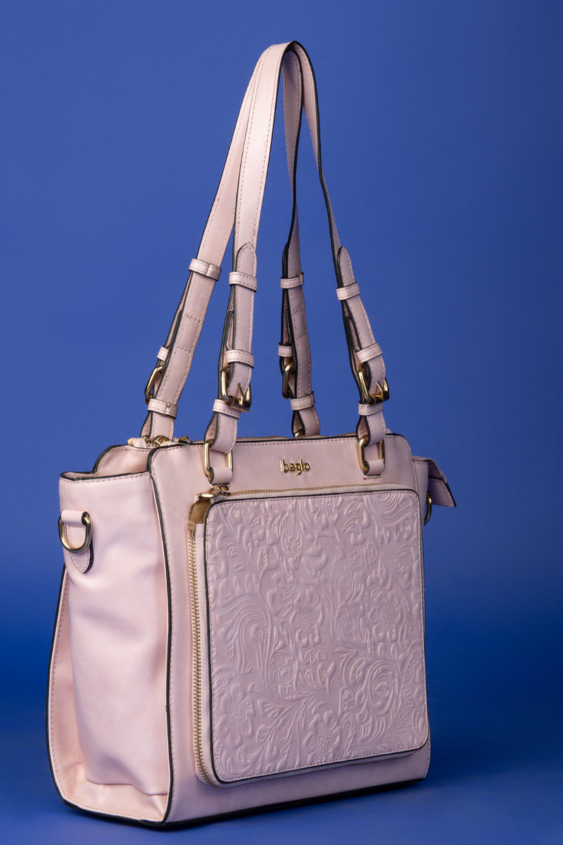 कला Snow Pink (Abstract Ganesh) Everyday Essential Shoulder Bag (PRE ORDER)