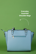 कला Powder Blue (Contemporary Shiv) Everyday Essential Shoulder Bag