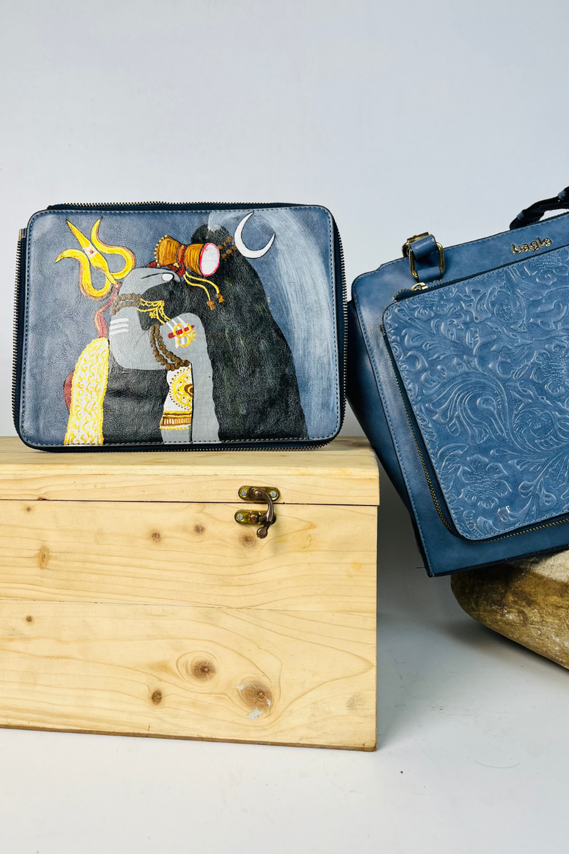 CHARCOAL GREY CONTEMPORARY SHIV CHANGEABLE FLAPS (Does not include bag)