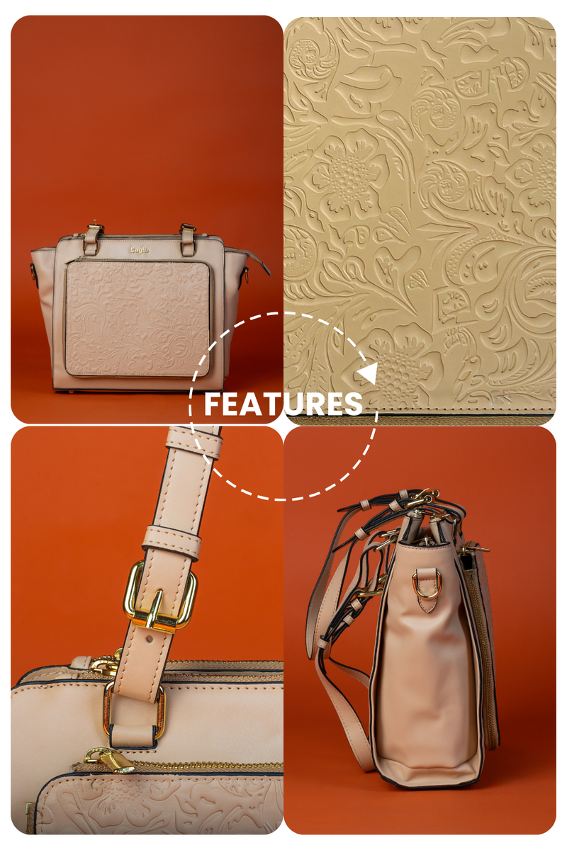 कला Beige (Contemporary Krishna) Everyday Essential Shoulder Bag (PRE ORDER)