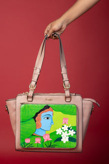 कला Champagne (Contemporary Krishna) Everyday Essential Shoulder Bag (PRE ORDER)