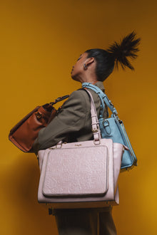 कला Snow Pink (Gondh Deer) Everyday Essential Shoulder Bag (PRE ORDER)