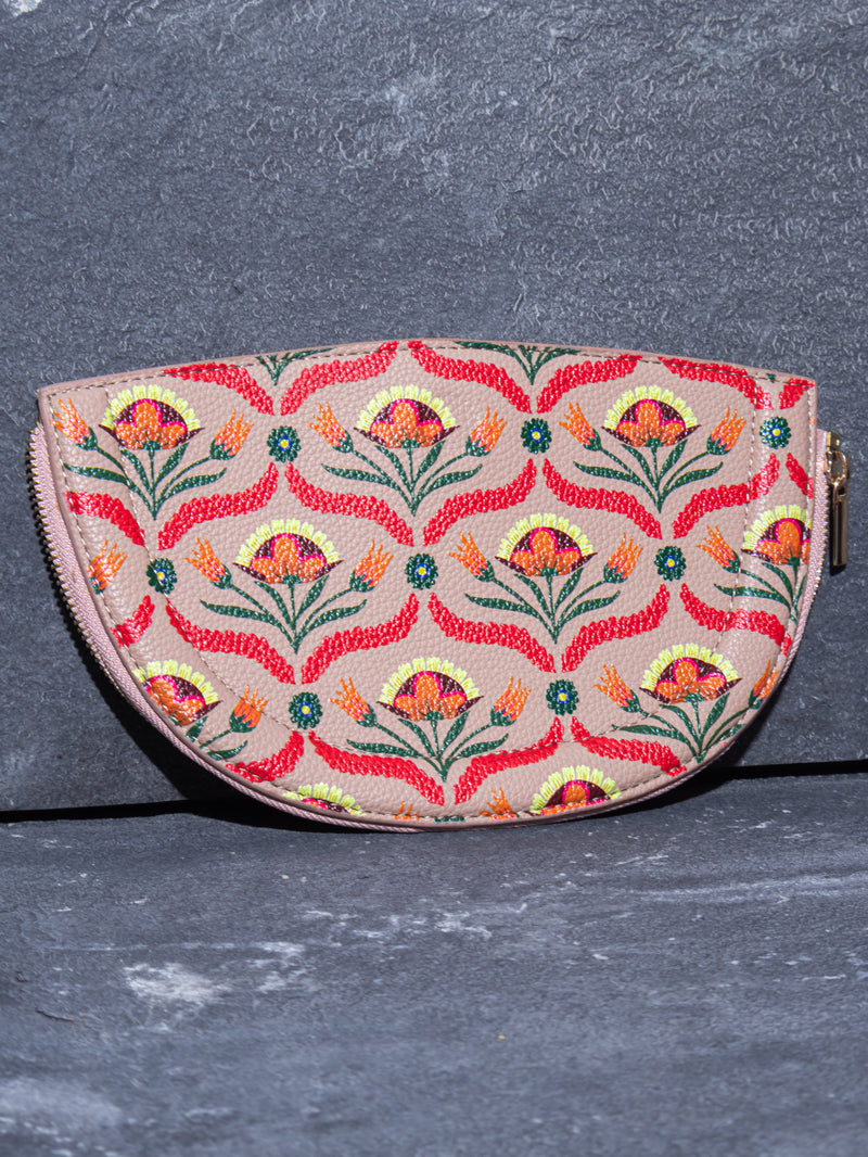FLORAL BUNDLE HALF MOON BAG