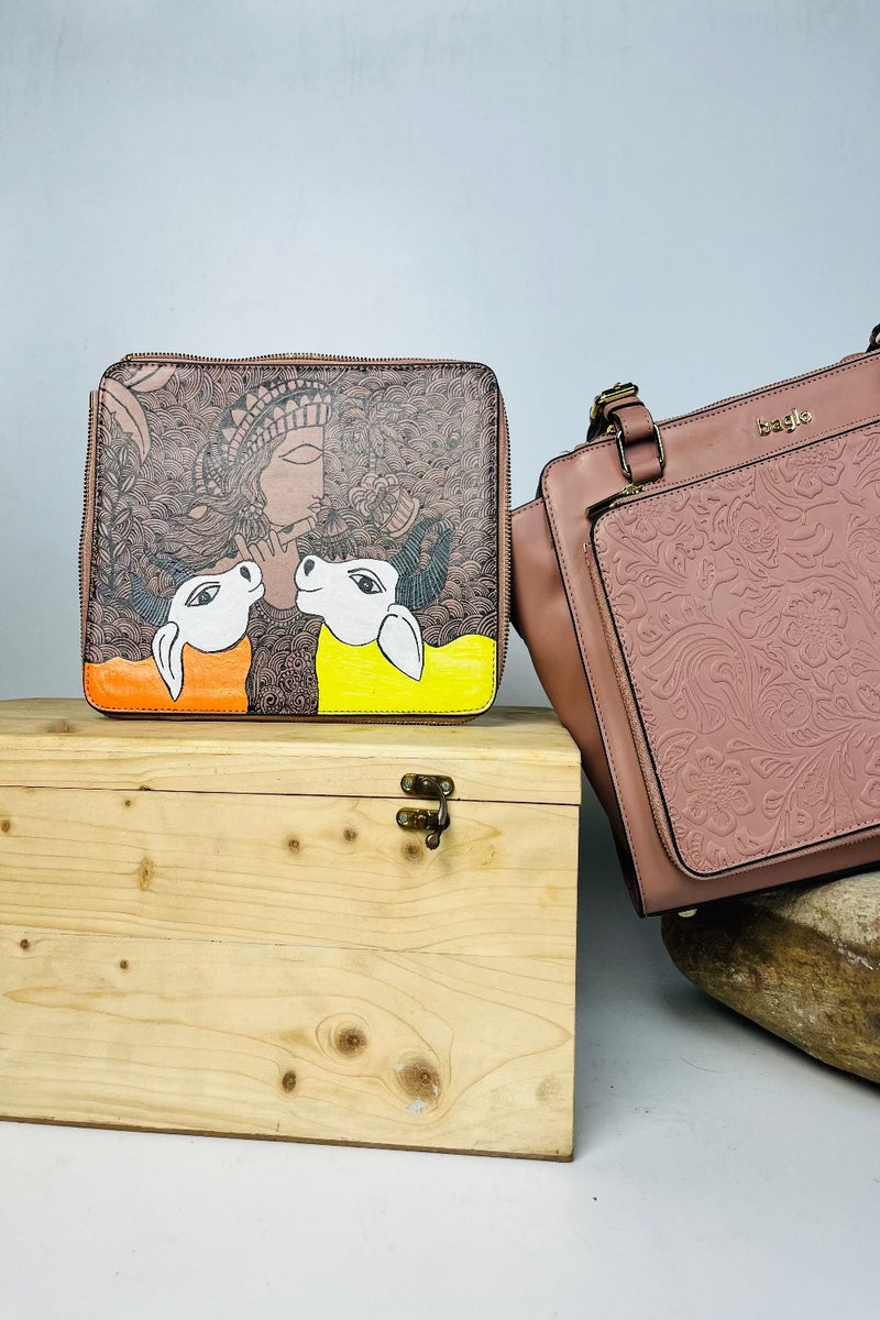 CHAMPAGNE CALVES CHANGEABLE FLAPS (Does not include bag)