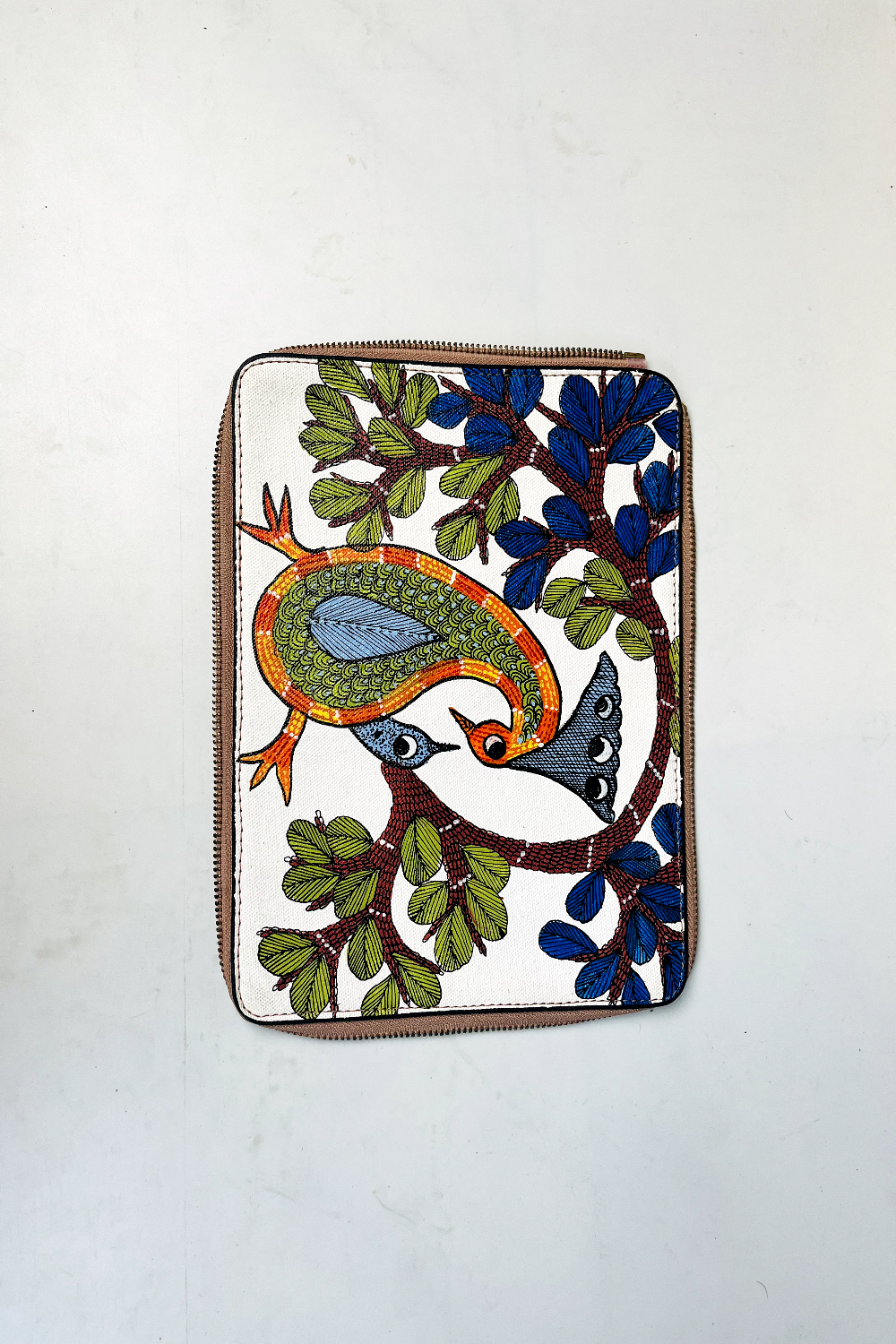 CHAMPAGNE GONDH PEACOCK CHANGEABLE FLAPS (Does not include bag)