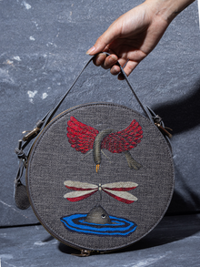 The Sangharsh Round Sling Bag