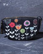 FLORAL BUNDLE HALF MOON BAG