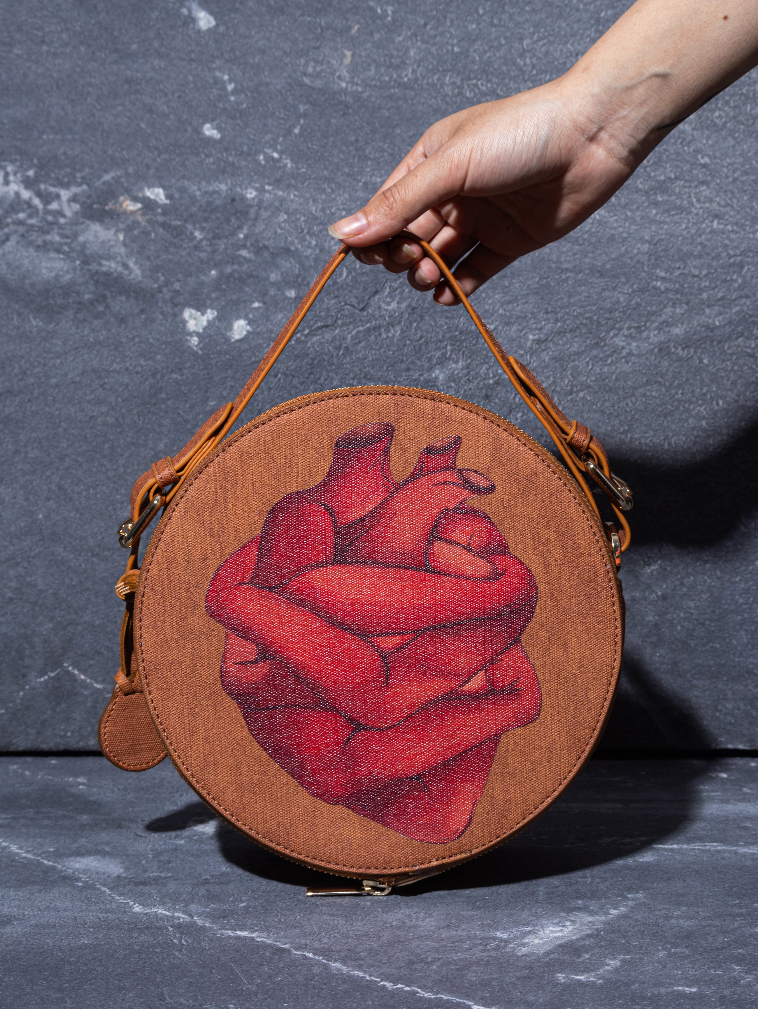 The Bahuhasta Round Sling Bag